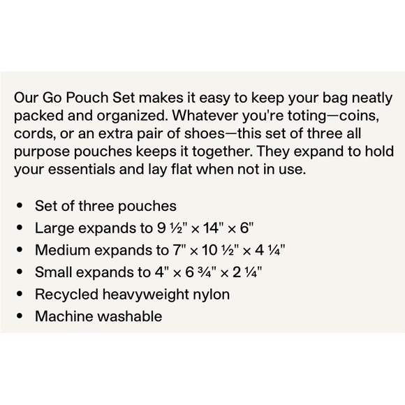 Baggu Go Pouch Set and Baby Reusable Tote Bag - Picture 6 of 12